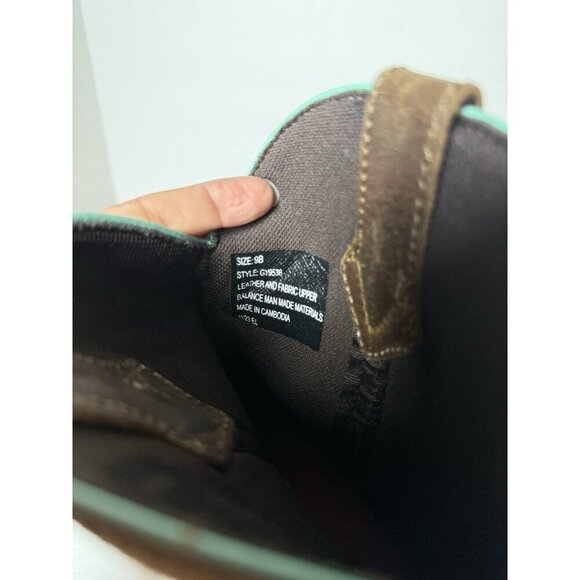 Justin Womens 8" Nettie Western Cowboy Brown Leather Boots Square Toe Sz 9B NEW - Picture 12 of 15